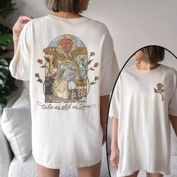 Other - Retro Tale As Old As Time Princess Shirt 2 Sided
